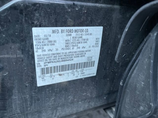 2018 Ford Edge SEL