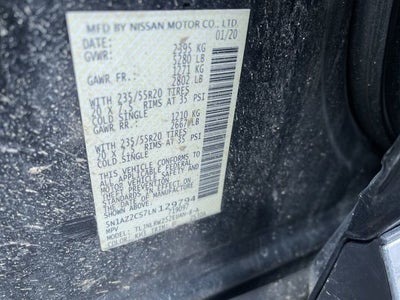 2020 Nissan Murano SL Intelligent AWD